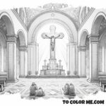 Evangelization Tool: Holy Cross Missionary Coloring