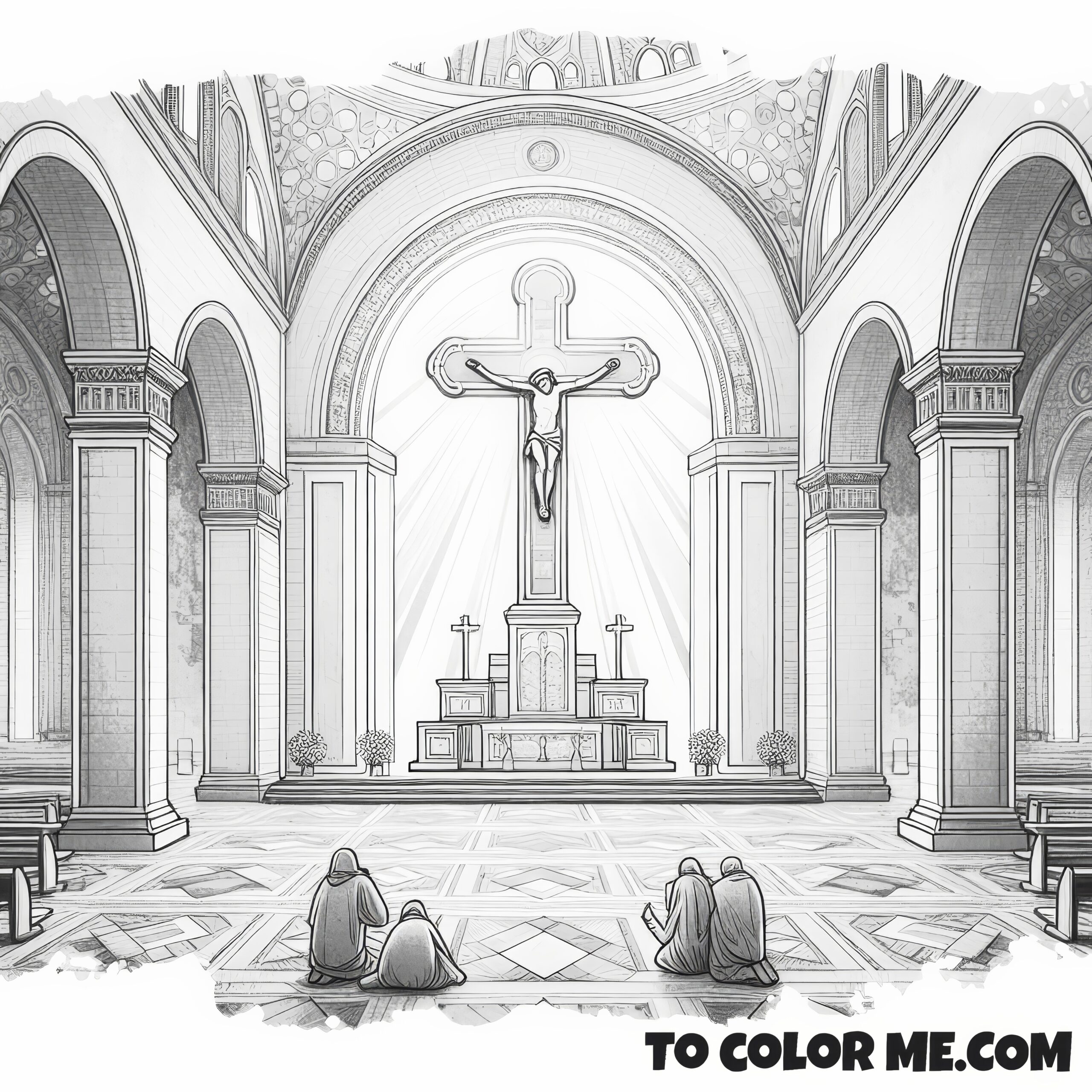 Evangelization Tool: Holy Cross Missionary Coloring