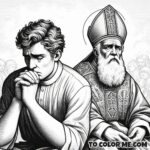 Humble Abbot: Eleutherius Coloring Sheet