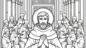 Miracle Worker: St. Eleutherius Coloring Page