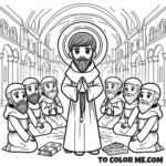 Monastic Example: Eleutherius Coloring Page
