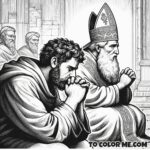 Tearful Prayer Saint: St. Eleutherius Sheet