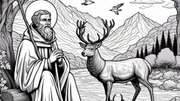 Royal Favorite: Saint Giles Coloring Sheet