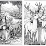 Fourteen Holy Helpers: St. Giles Sheet