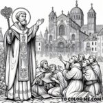 Abbot of the Rhône: Giles Coloring Activity
