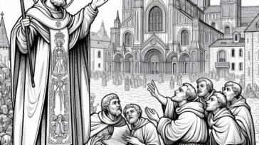 Abbot of the Rhône: Giles Coloring Activity