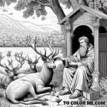 Miracle-Working Abbot: St. Giles Sheet