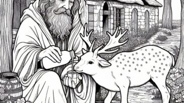Hermit's Companion: St. Giles Deer Page