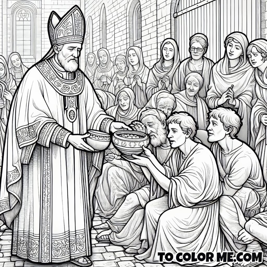 Church Reformer: St. Gregory Coloring Page