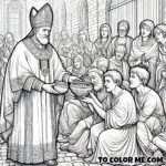 Church Reformer: St. Gregory Coloring Page