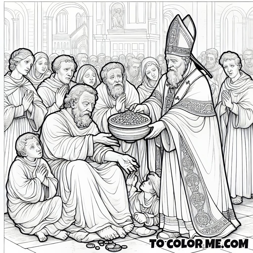Papal Transformation: St. Gregory Sheet