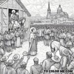 Church Council Saint: Justus Coloring Page