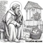 Tragic Decision: St. Justus Coloring Sheet