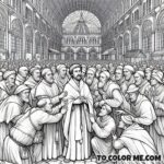 From Pulpit to Desert: Justus Coloring Activity