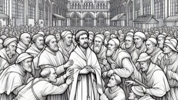 From Pulpit to Desert: Justus Coloring Activity