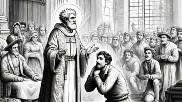 Mob and the Bishop: Justus Coloring Activity