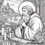 Ecclesiastical Councils: Justus Coloring Sheet
