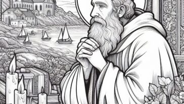 Ecclesiastical Councils: Justus Coloring Sheet