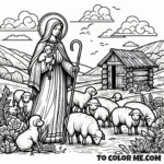 Young Christian Martyr: Regina of Alise Sheet