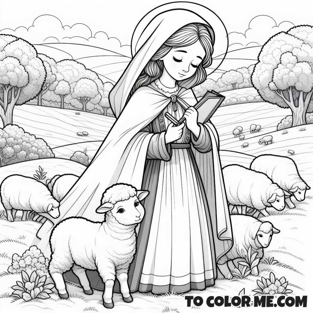 Faithful to Jesus: St. Regina Christian Sheet