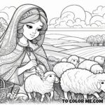 Martyred for Christ: Regina Catholic Coloring Page