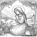 Teen Saint: Catholic St. Regina Sheet