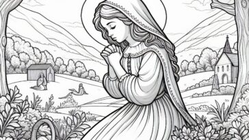 Teen Saint: Catholic St. Regina Sheet