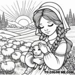 Tortured for Jesus: Regina Christian Coloring Sheet