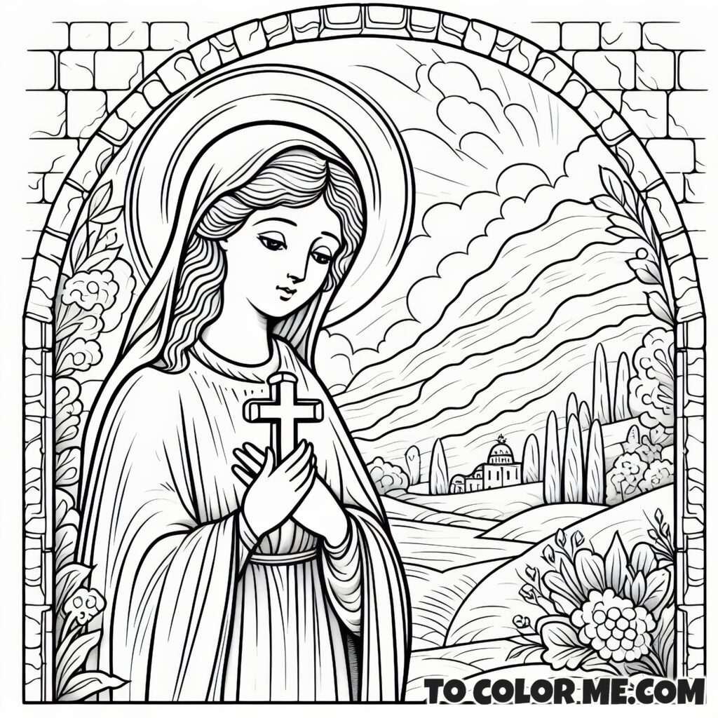 Cave-Dwelling Saint: Rosalia Sheet