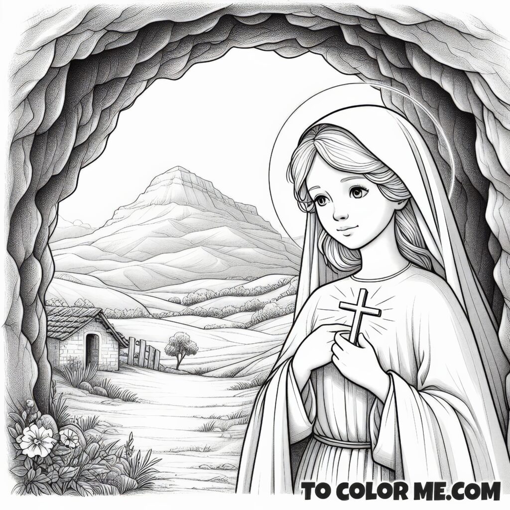 Sicilian Cave Virgin: St. Rosalia Sheet