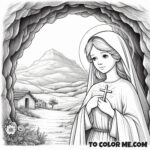 Sicilian Cave Virgin: St. Rosalia Sheet