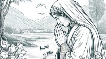 Calcutta's Angel: St. Teresa Coloring Page