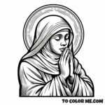 Devoted Nun: Mother Teresa Sheet
