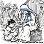 Blue-Bordered Sari Saint: Teresa Activity