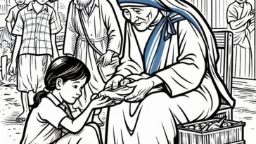Blue-Bordered Sari Saint: Teresa Activity