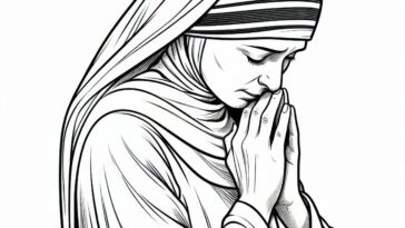 Humble Servant: Mother Teresa of Calcutta Sheet
