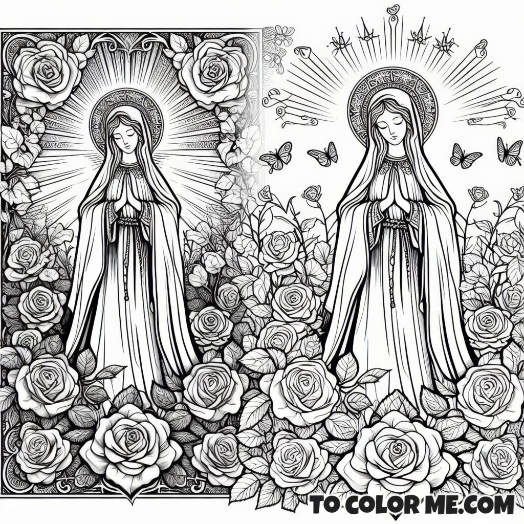 Marian Feast Day: Holy Name Mystical Rose Activity