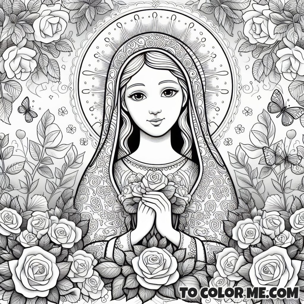 Vatican-Approved Devotion: Mystical Rose Holy Name Sheet