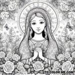 Vatican-Approved Devotion: Mystical Rose Holy Name Sheet