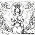 Marian Devotion: Queen of Heaven Christian Activity Sheet