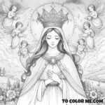 Catholic Tradition: Queen of Heaven Mary Page for Kids