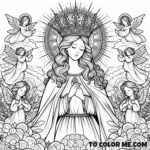Liturgical Calendar: Queen of Heaven Marian Feast Activity