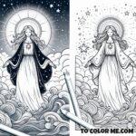 Navigating Faith: Mary's Stellar Title Drawing Activity