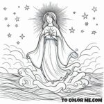 Nautical Novena: Star of the Sea Holy Name Doodle Page