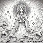 Celestial Mother: Mary's Stellar Name Parish Art Activity