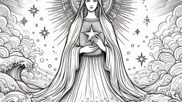 Celestial Mother: Mary's Stellar Name Parish Art Activity
