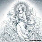 Seafarer's Patroness: Stella Maris Holy Name Pencil Art